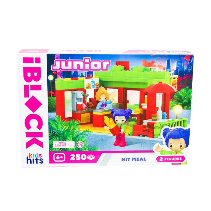 Дитячий конструктор iBlock Kids Hits Junior 250 елементів, від 6 років, 32*21.5*5 см (KH08/003/2)